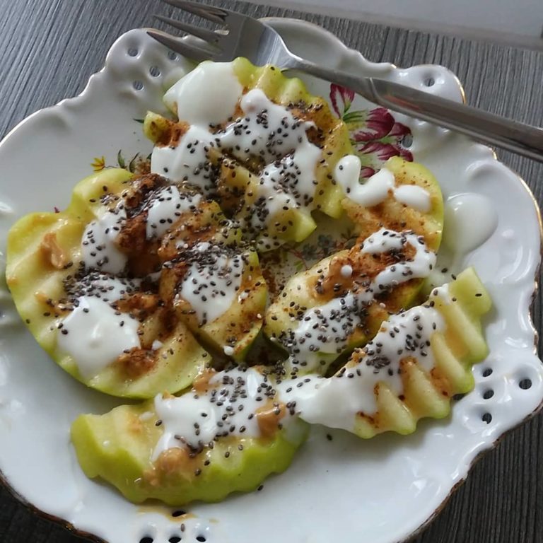 Ara öğün
Güc ve korumaya uygun
#90gr yesil elma
1cay k.sekersiz fistik ezmesi
Ta…