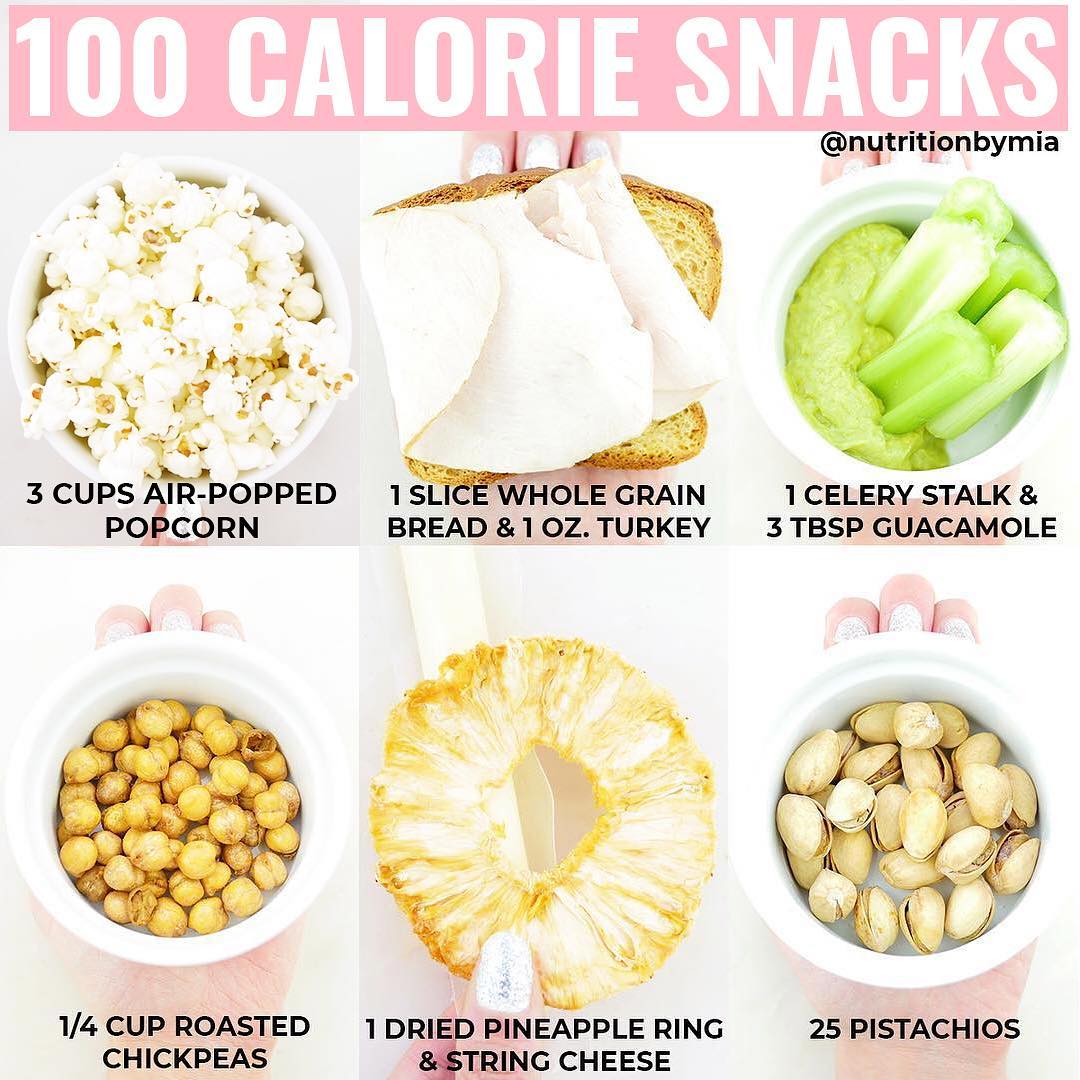 Filling + nutritious 100 cal SNACKS. The theme is protein + fiber. Which is your…