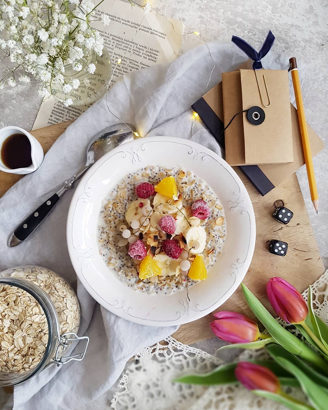 Let’s start the day with energy breakfast Dzień dobry Energetyczne śniadanie zje…