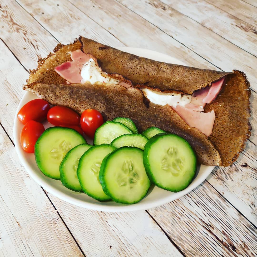 Une envie de crêpe en voyant le repas de   en moins joli mais très bon quand mêm…