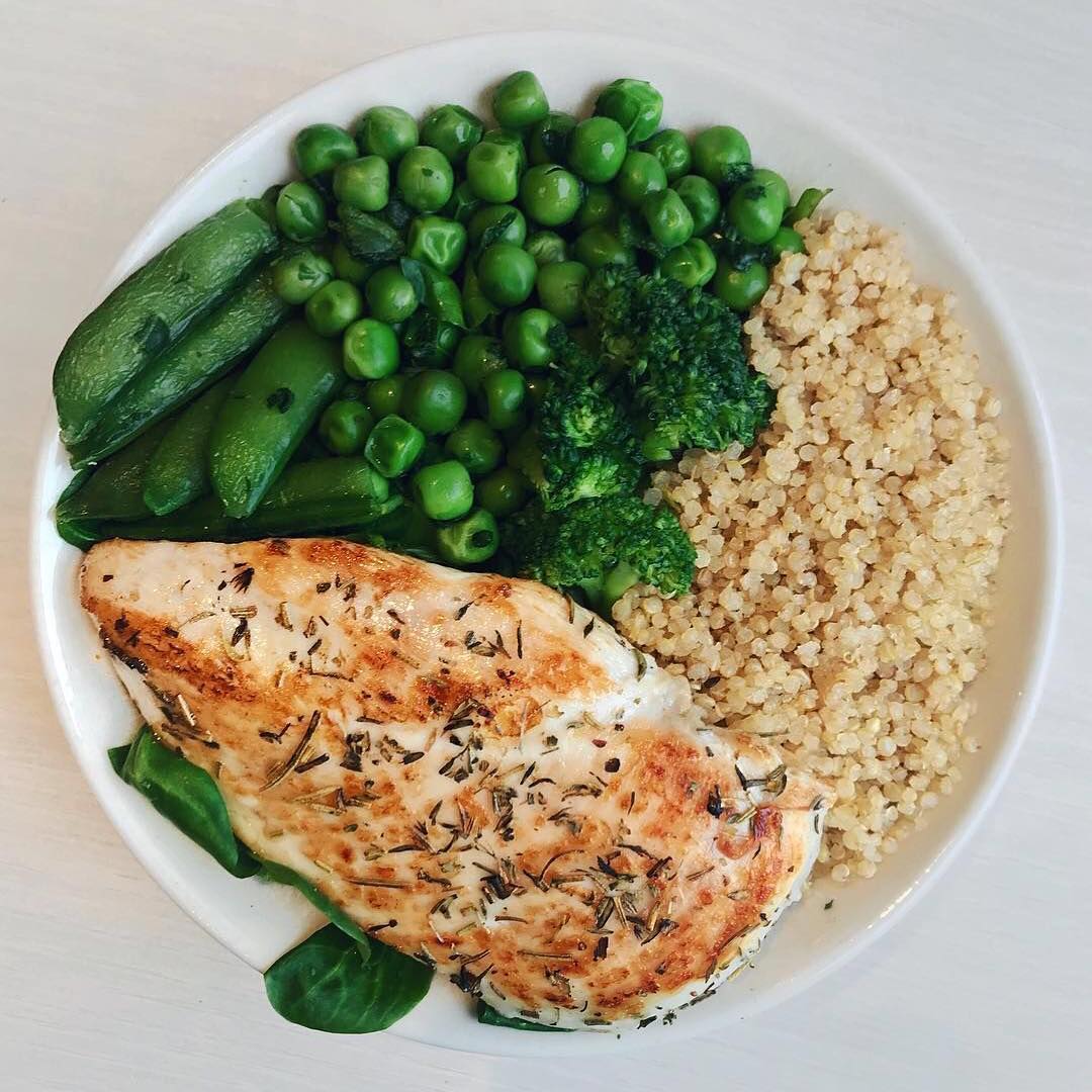Grilled Chicken, Quinoa & Greens