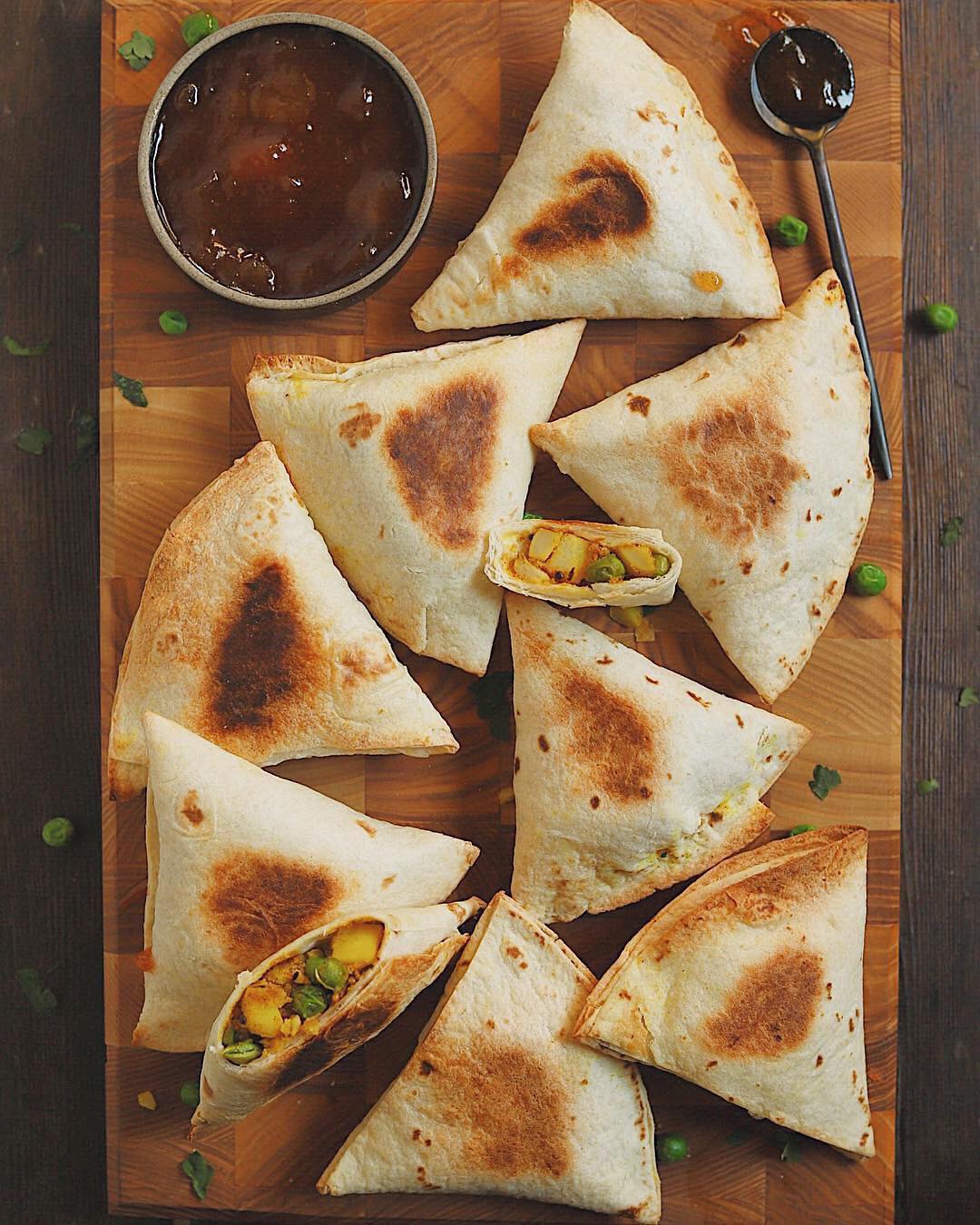 Wrap n’ Bake Samosas by
What you need: 4 cups of Yukon gold potatoes diced int…