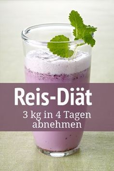 Rice diet: lose 3kg in 4 days