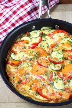 Fast & easy: vegetable frittata Fast & easy: vegetable frittata