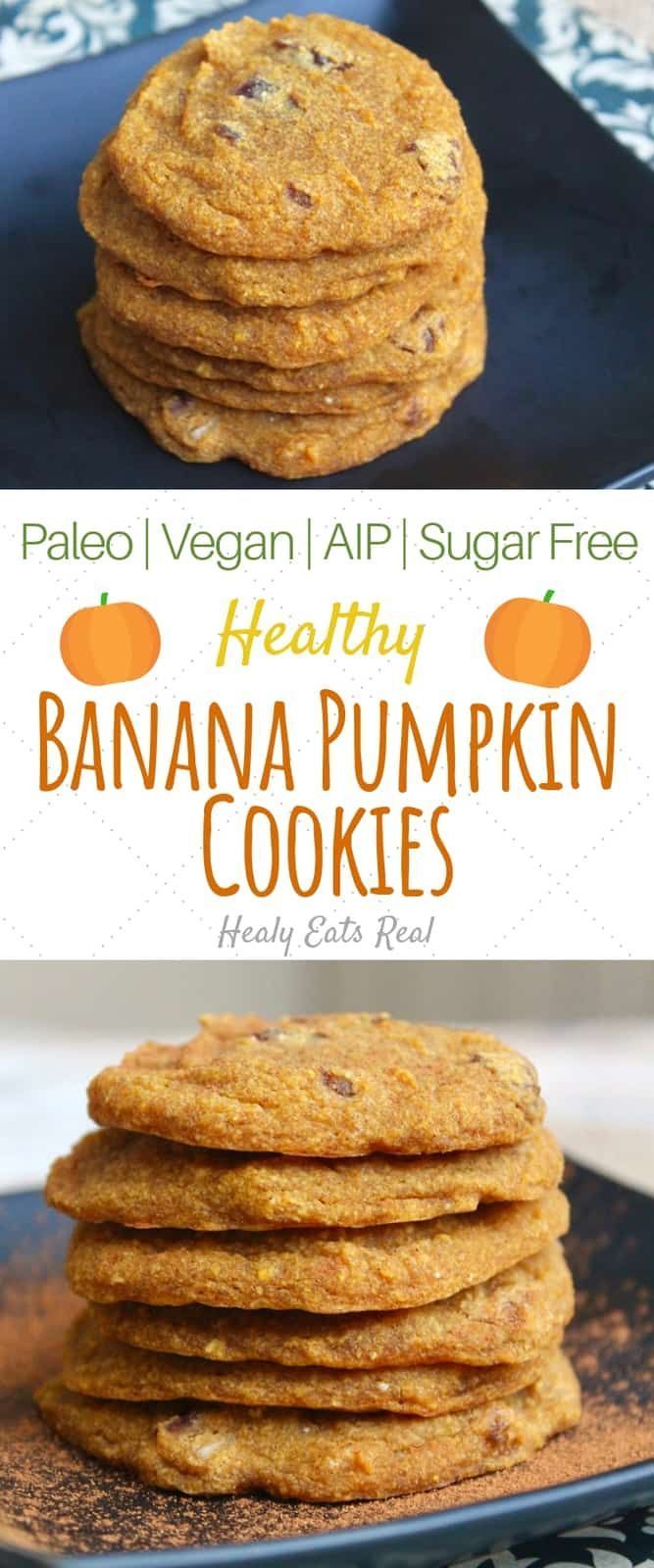 Healthy Banana Pumpkin Cookies (AIP, Paleo, Vegan, Sugar Free) – Elly Goetze Healthy Banana Pumpkin Cookies (AIP, Paleo, Vegan, Sugar Free) – Elly Goetze