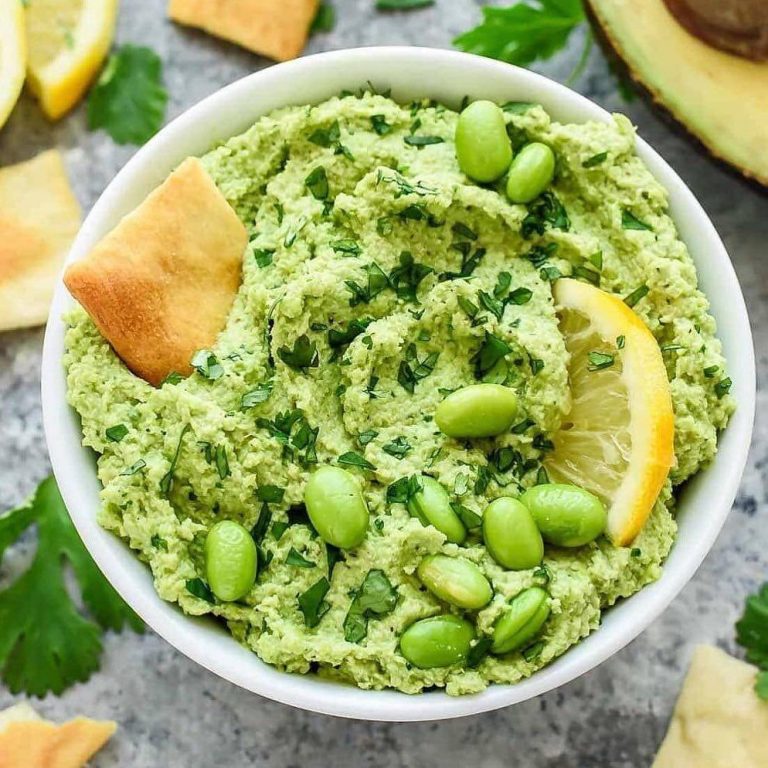 Edamame Avocado Hummus Recipe