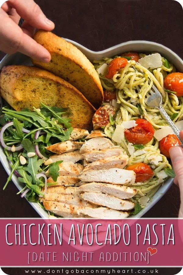 Chicken Avocado Pasta (Date Night Addition)