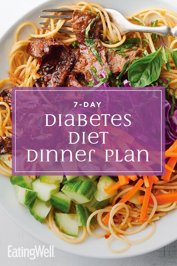 7-Day Diabetes Diet Dinner Plan 7-Day Diabetes Diet Dinner Plan