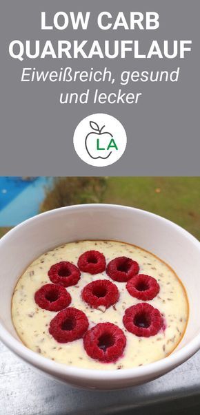 Eiweißreicher Quarkauflauf (Low Carb)
