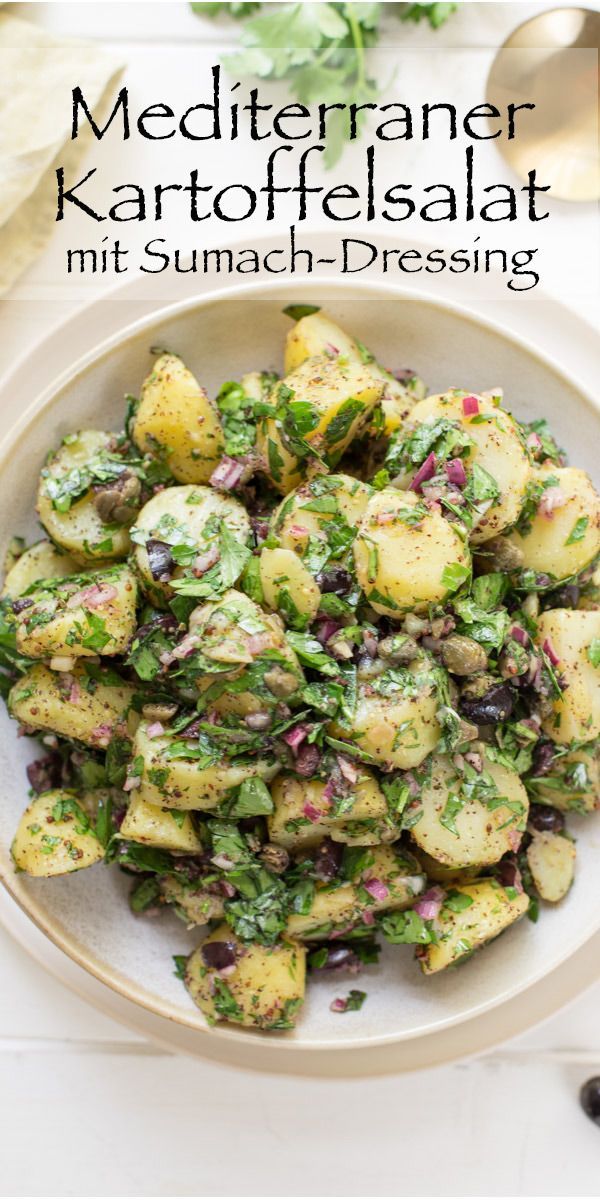 Mediterraner Kartoffelsalat mit Sumach-Dressing Mediterraner Kartoffelsalat mit Sumach-Dressing