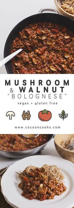 Mushroom & Walnut Spicy “Bolognese” Mushroom & Walnut Spicy “Bolognese”