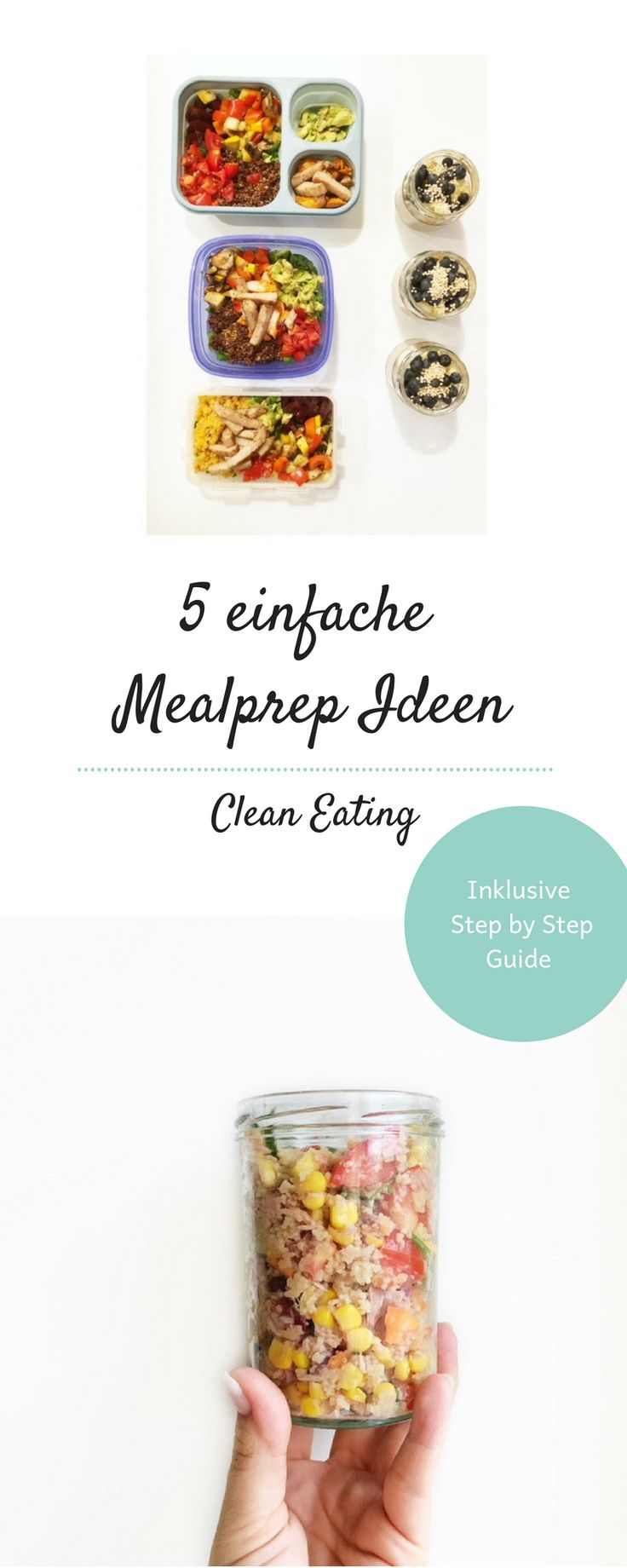 5 einfache Mealprep Ideen