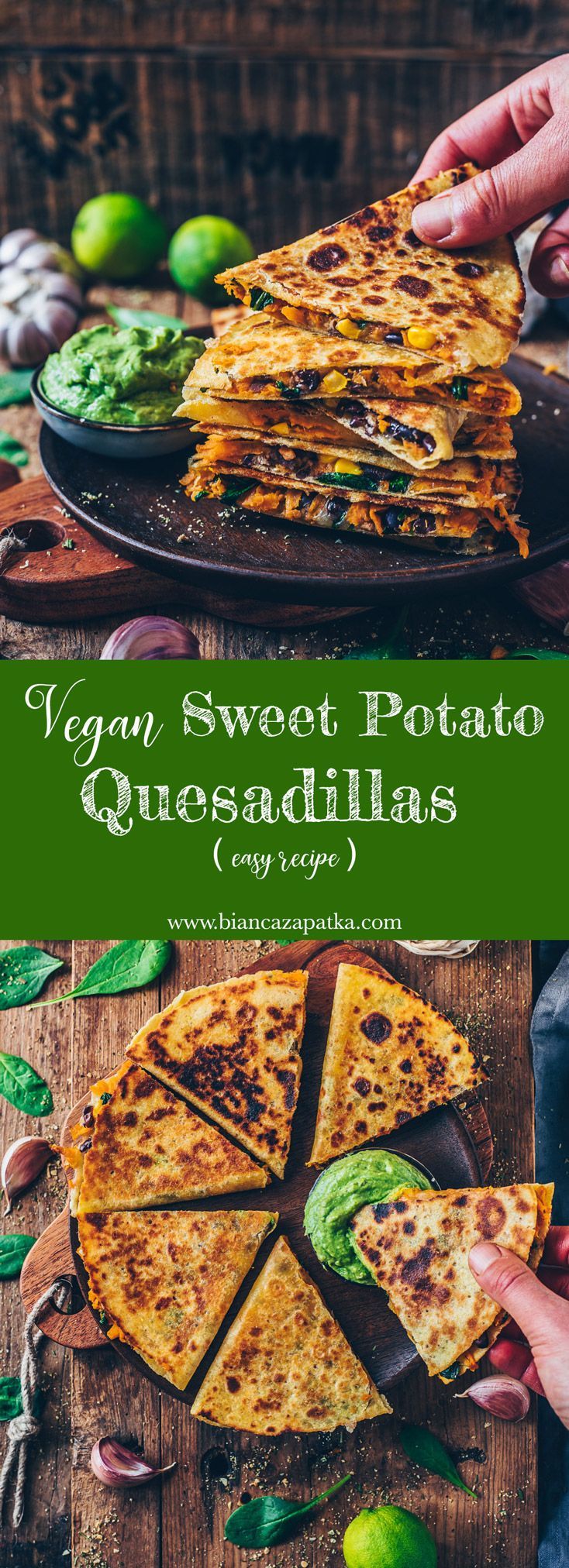 Vegan Sweet Potato Quesadillas (easy Vegan Sweet Potato Quesadillas (easy