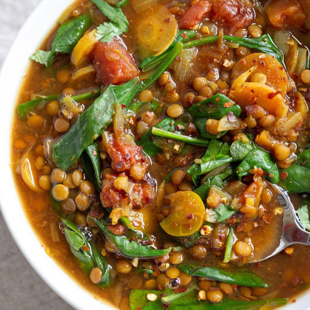 Lentil Soup (VG)Go vegetarian / vegan this February for charity. The world’s fi…