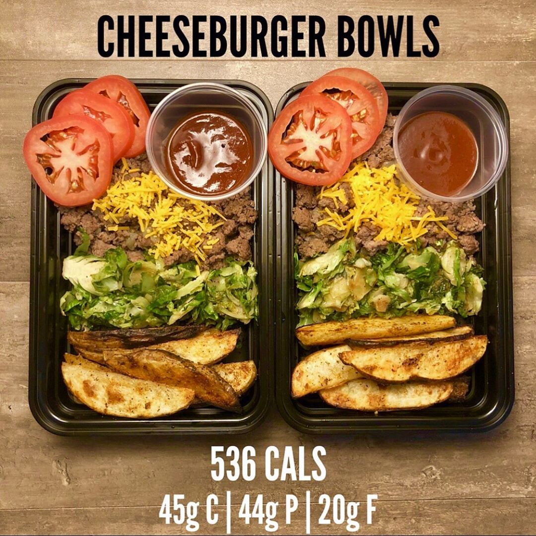 Deconstructed Cheeseburger Bowls from The Meal Prep Manual- 60 Minute Meals eBoo…