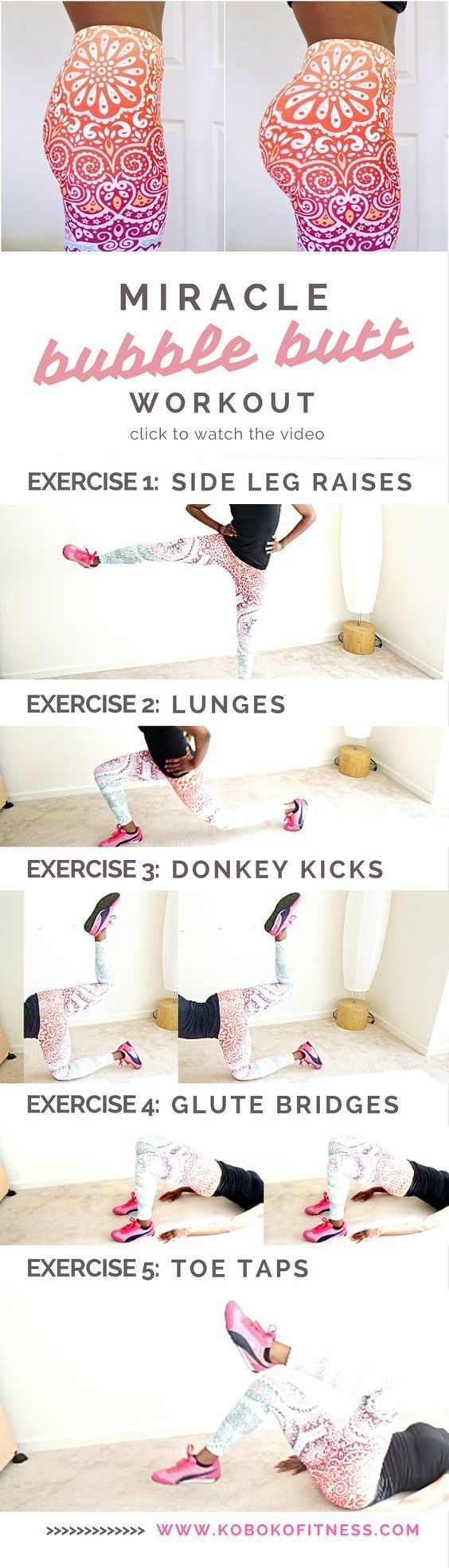 50 Intense Booty Workouts That Will Give You A Bigger, Firmer Butt!