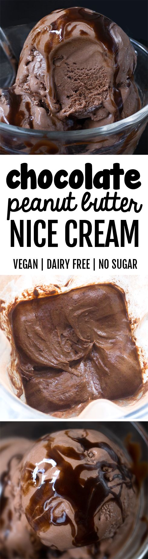 Vegan Chocolate Peanut Butter Nice Cream #nicecream #chocolate #vegan Vegan Chocolate Peanut Butter Nice Cream #nicecream #chocolate #vegan
