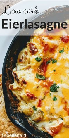 Low carb Eierlasagne – Einfach und super schnell Low carb Eierlasagne – Einfach und super schnell