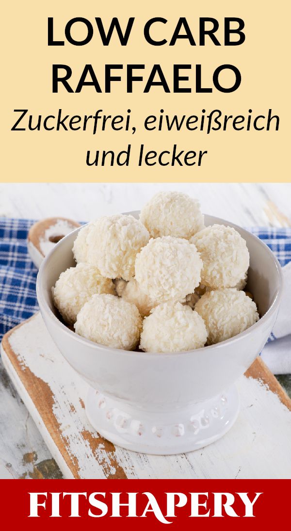 Low Carb Raffaelo – traumhafte Pralinen Low Carb Raffaelo – traumhafte Pralinen