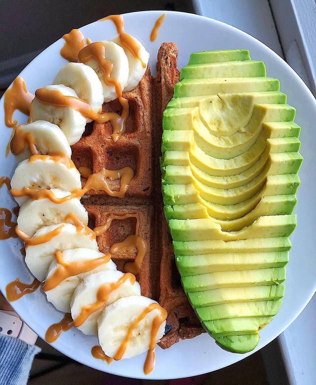 Sweet and savory waffle on this waffle Wednesday