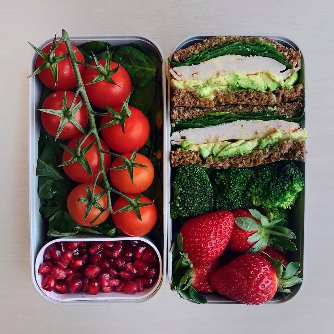 Chicken & Avocado Sandwich Bento