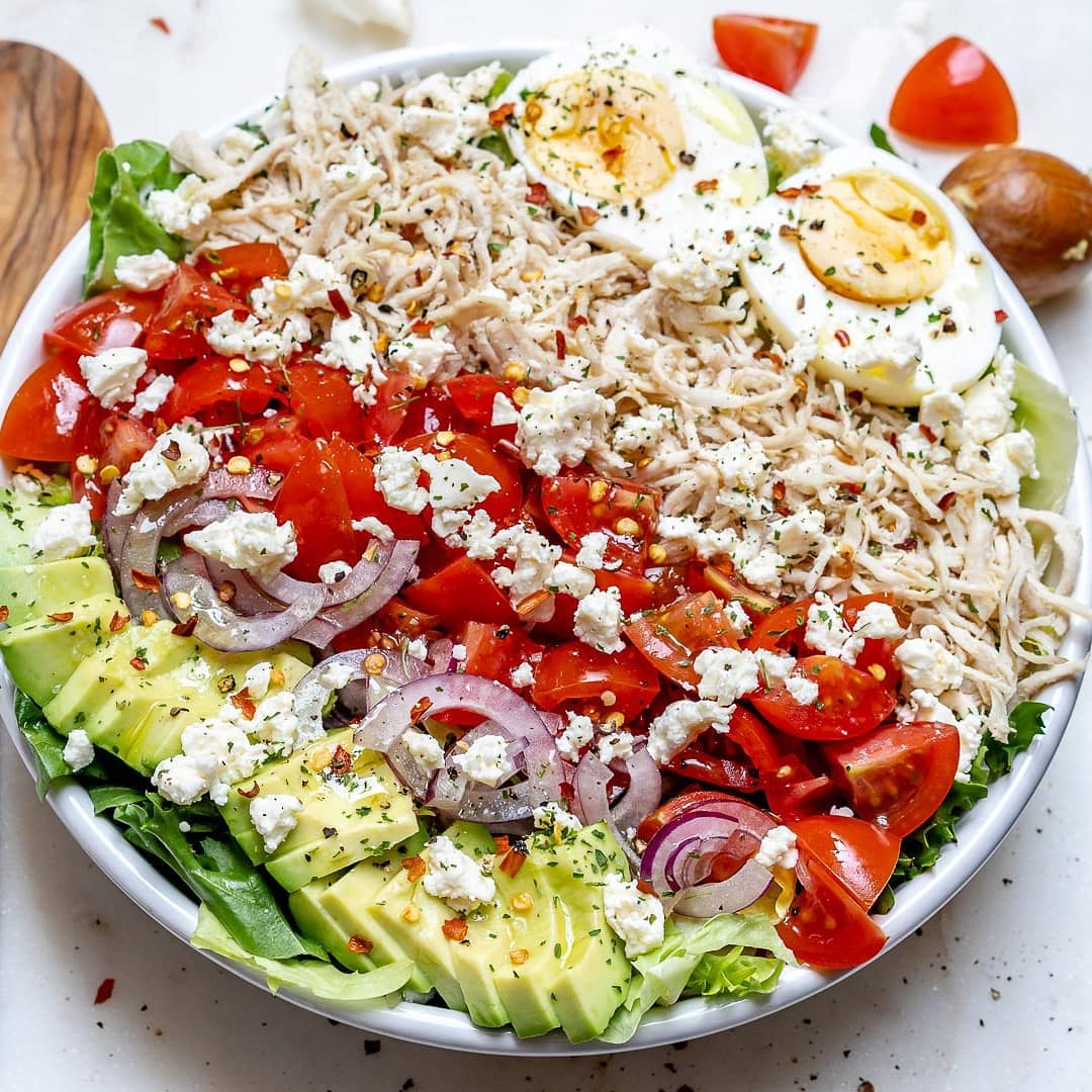 {NEW} Shredded Chicken Cobb Salad
{ Daylight savings time change is kicking my …