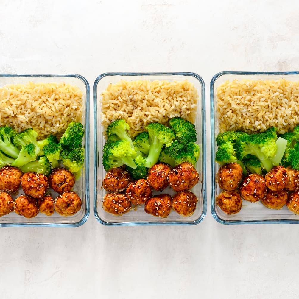 Asian-Style Meatballs for Meal Prep  Makes about 4 servings
Ingredients:1.5 l…