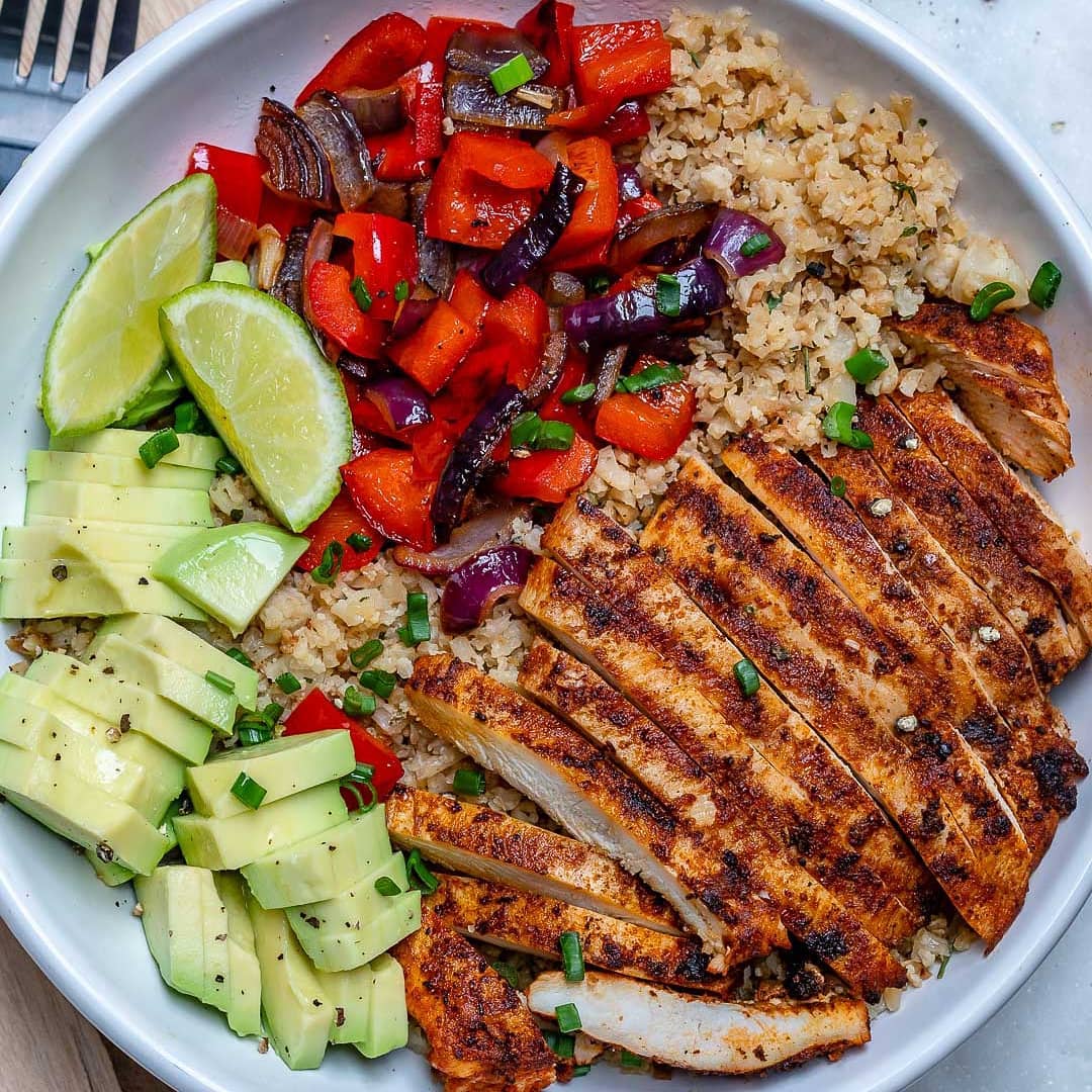 {NEW} Smoky Chicken and Cauliflower “Rice” Bowls  .
{ To make the cauliflower “r…
