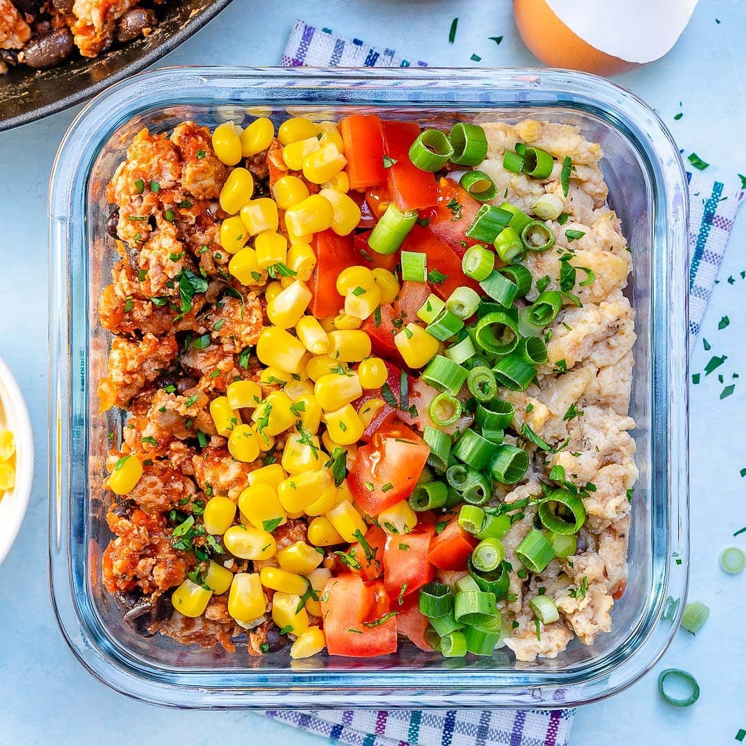 Taco Scramble Breakfast Meal Prep Bowls
{ DELICIOUS Protein packed prep-ahead b…
