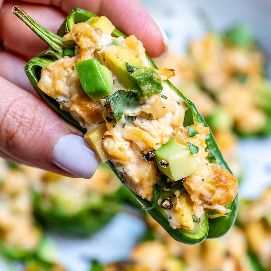 Buffalo-Lime Chicken Stuffed Anaheim Peppers For REALS, #Crushers…THIS such a… Buffalo-Lime Chicken Stuffed Anaheim Peppers For REALS, #Crushers…THIS such a…