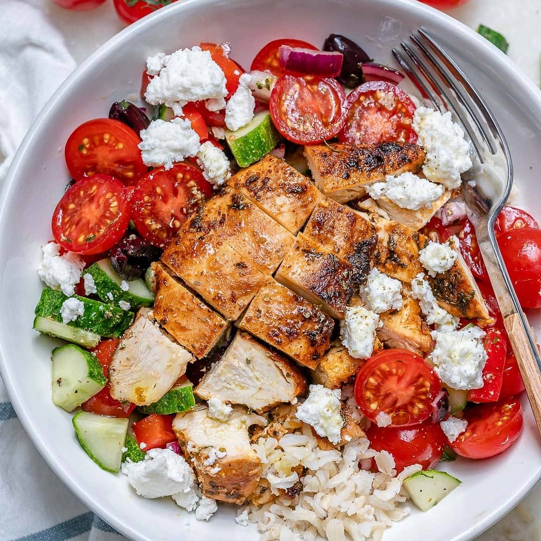 {NEW} Greek Chicken + Rice Bowls  .
.
EXCELLENT for weekend BBQ’S or Food Prep!
…