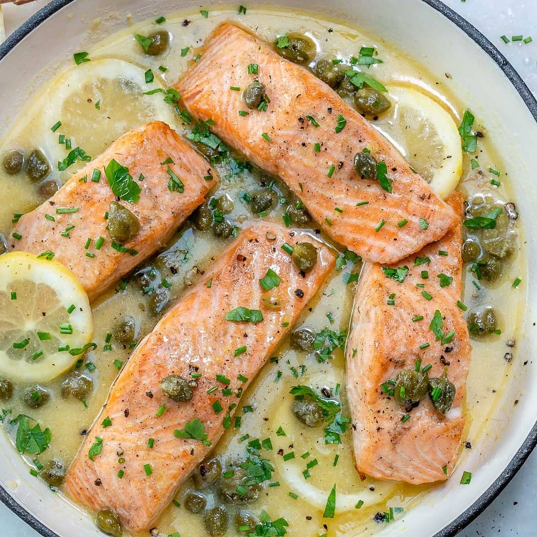 {NEW} Simple Salmon Piccata
A super IMPRESSIVE Sunday Dinner idea that is p… {NEW} Simple Salmon Piccata
A super IMPRESSIVE Sunday Dinner idea that is p…