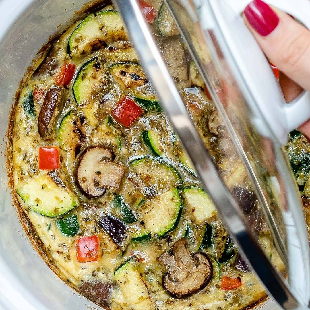 Crockpot Veggie Frittata There are MANY, many things that I LOVE about this rec… Crockpot Veggie Frittata There are MANY, many things that I LOVE about this rec…
