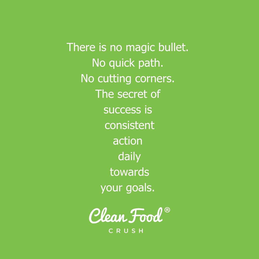 Consistency + Commitment = Keys to everything…