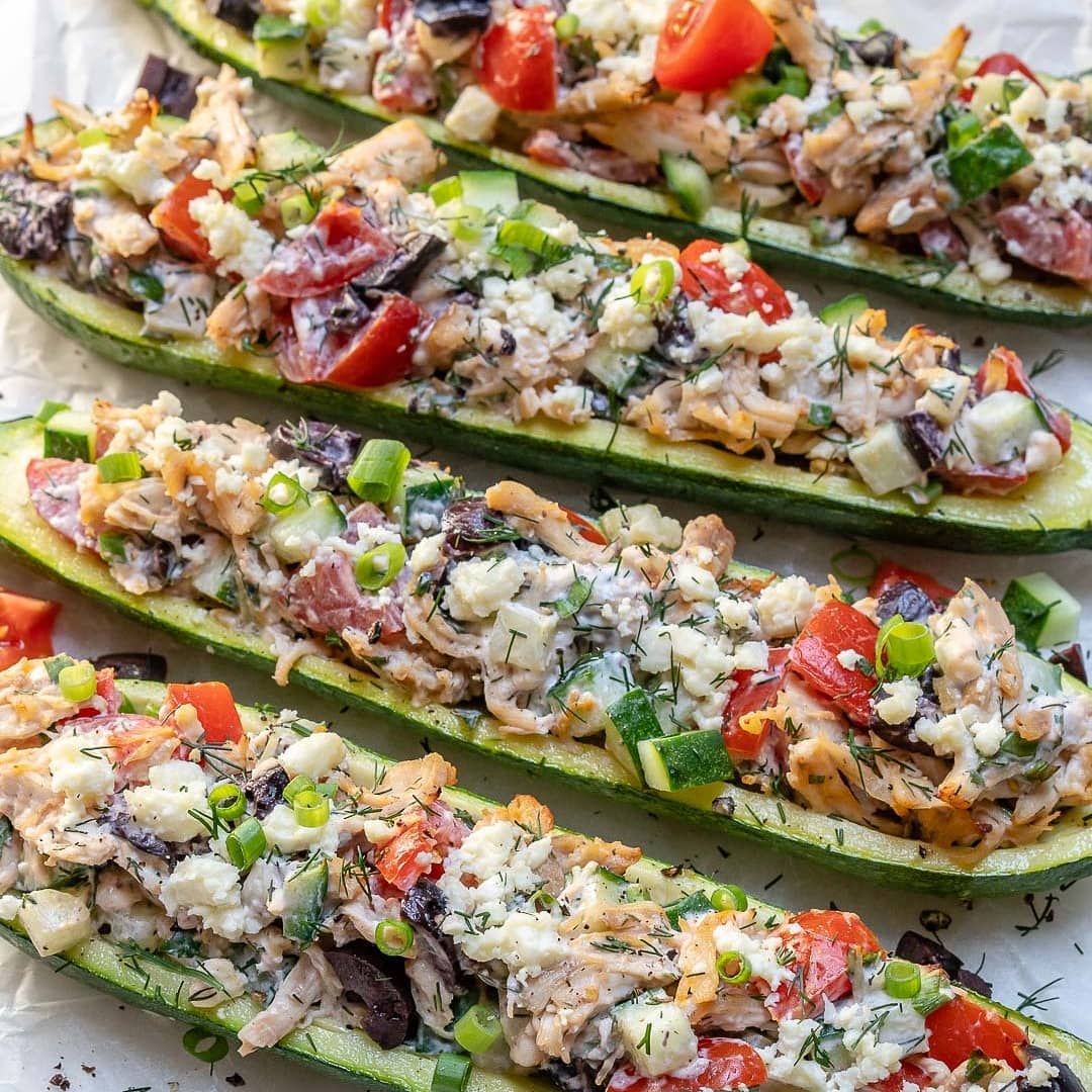 {NEW} Greek Inspired Chicken Zucchini Boats
Thanks to my LOVE of Mediterranean …