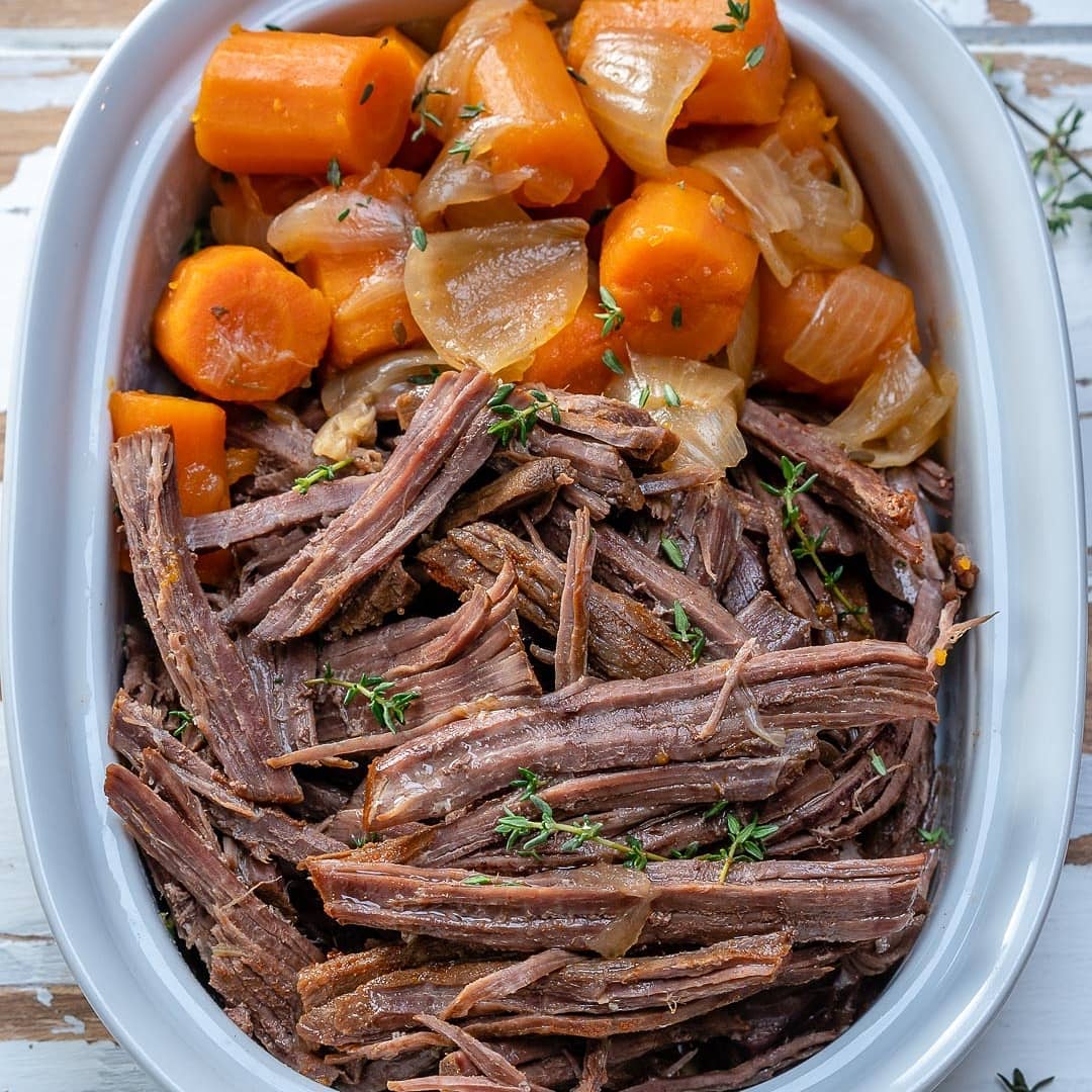 Slow Cooker ‘Roast’ Beef
Rainy and COLD in SLC today…
Perfect day to just sta…