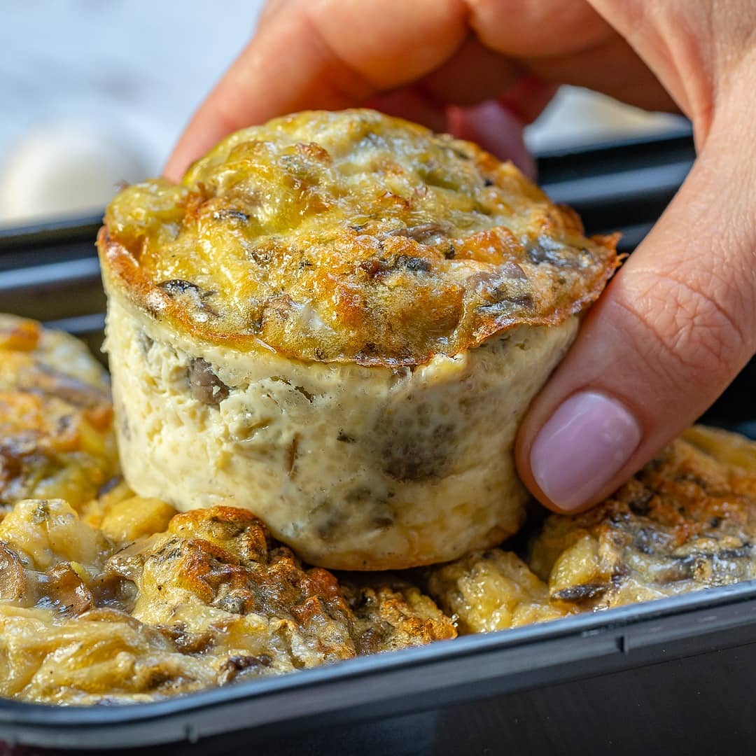 Mushroom + Leek Omelet Muffins
{ Mushroom omelet lovers secret to a quick meal …