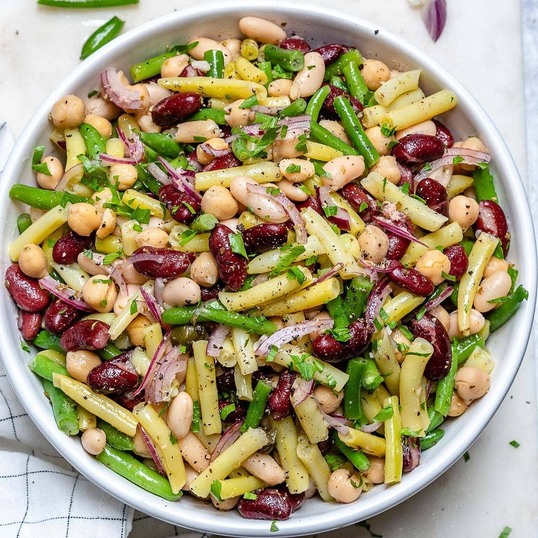 {NEW} CFC’s FAVORITE Homemade Five Bean SaladOkay….This salad is completely…