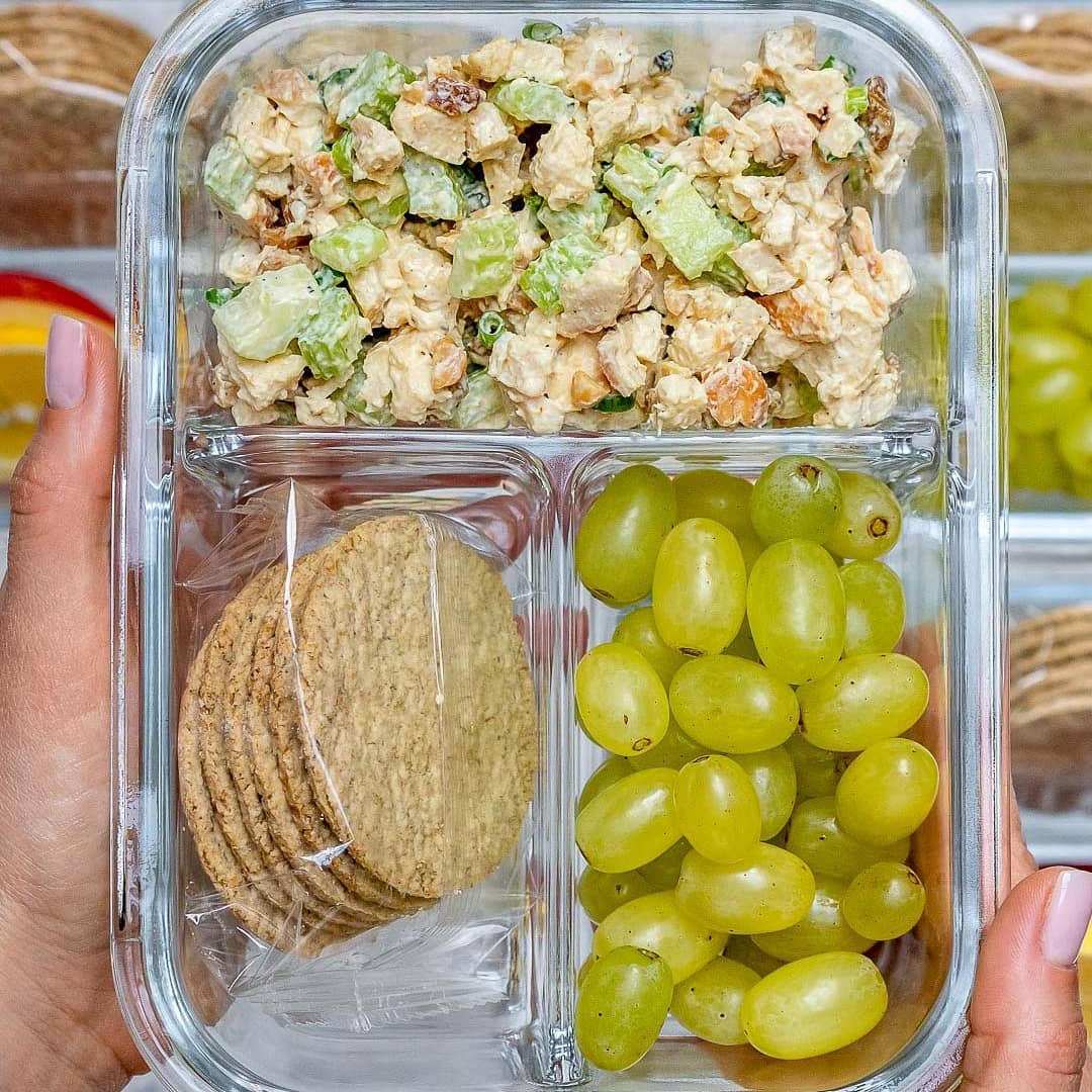 Chicken Salad Meal Prep Tasty! Tasty! Lunchtime convenience!