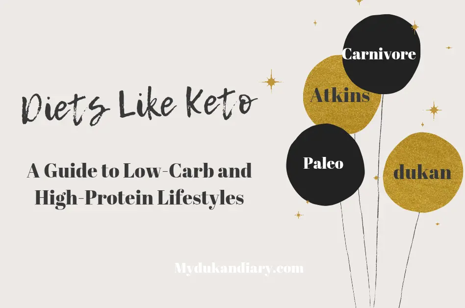 Diets Like Keto: A Guide to Low-Carb and High-Protein Lifestyles 🍳🥑 Diets Like Keto: A Guide to Low-Carb and High-Protein Lifestyles 🍳🥑