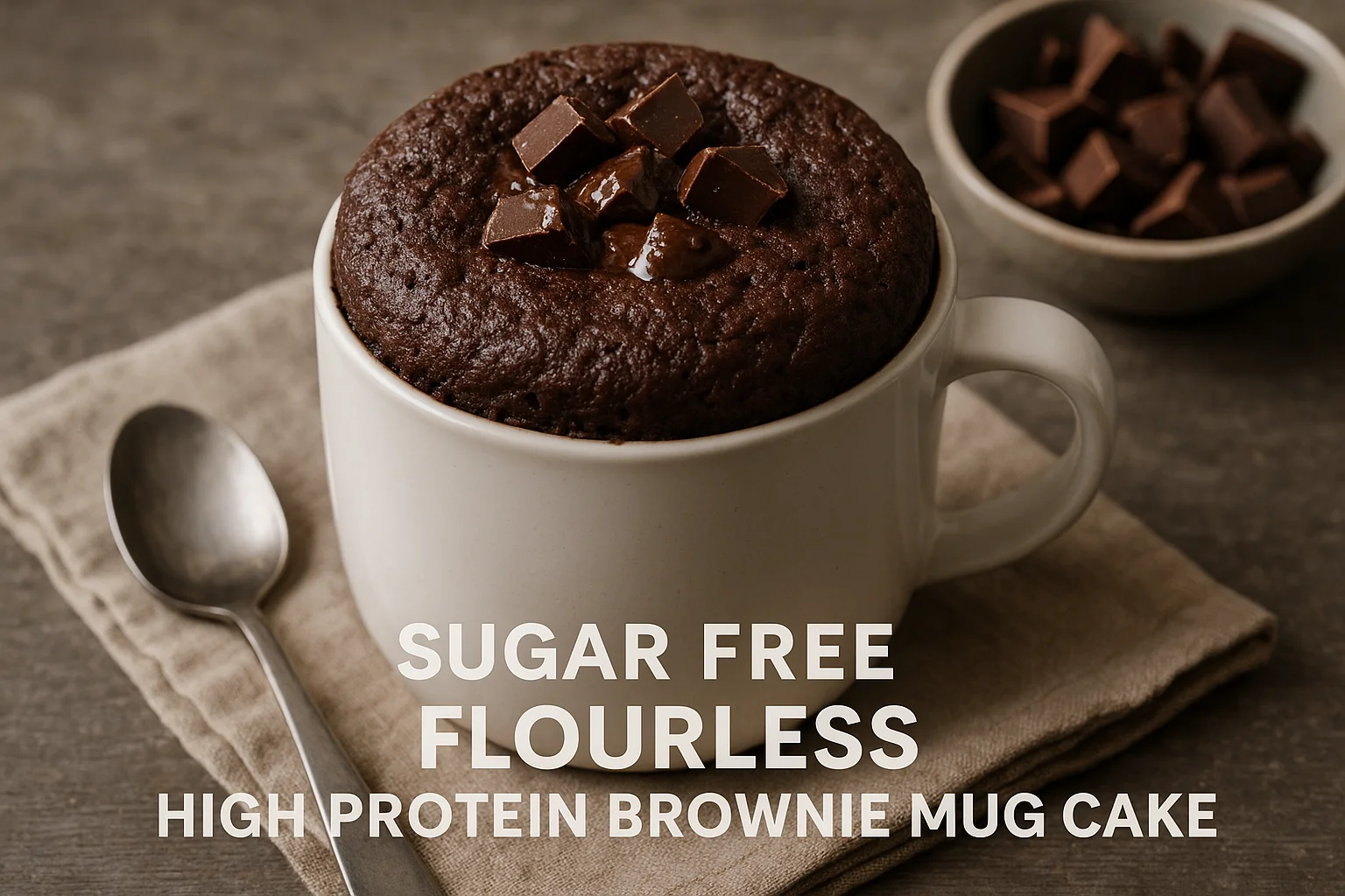 Sugar Free Flourless High Protein Brownie Mug Cake Sugar Free Flourless High Protein Brownie Mug Cake